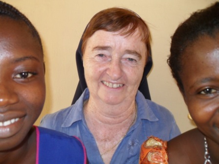 Among all the women religious in Makeni, Sr. Mary Sweeney, a sister of St. Joseph of Cluny, has served the longest (thirty-eight years). - Hayes-Sr.-Mary-Sweeney