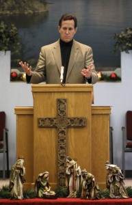 Santorum preaching