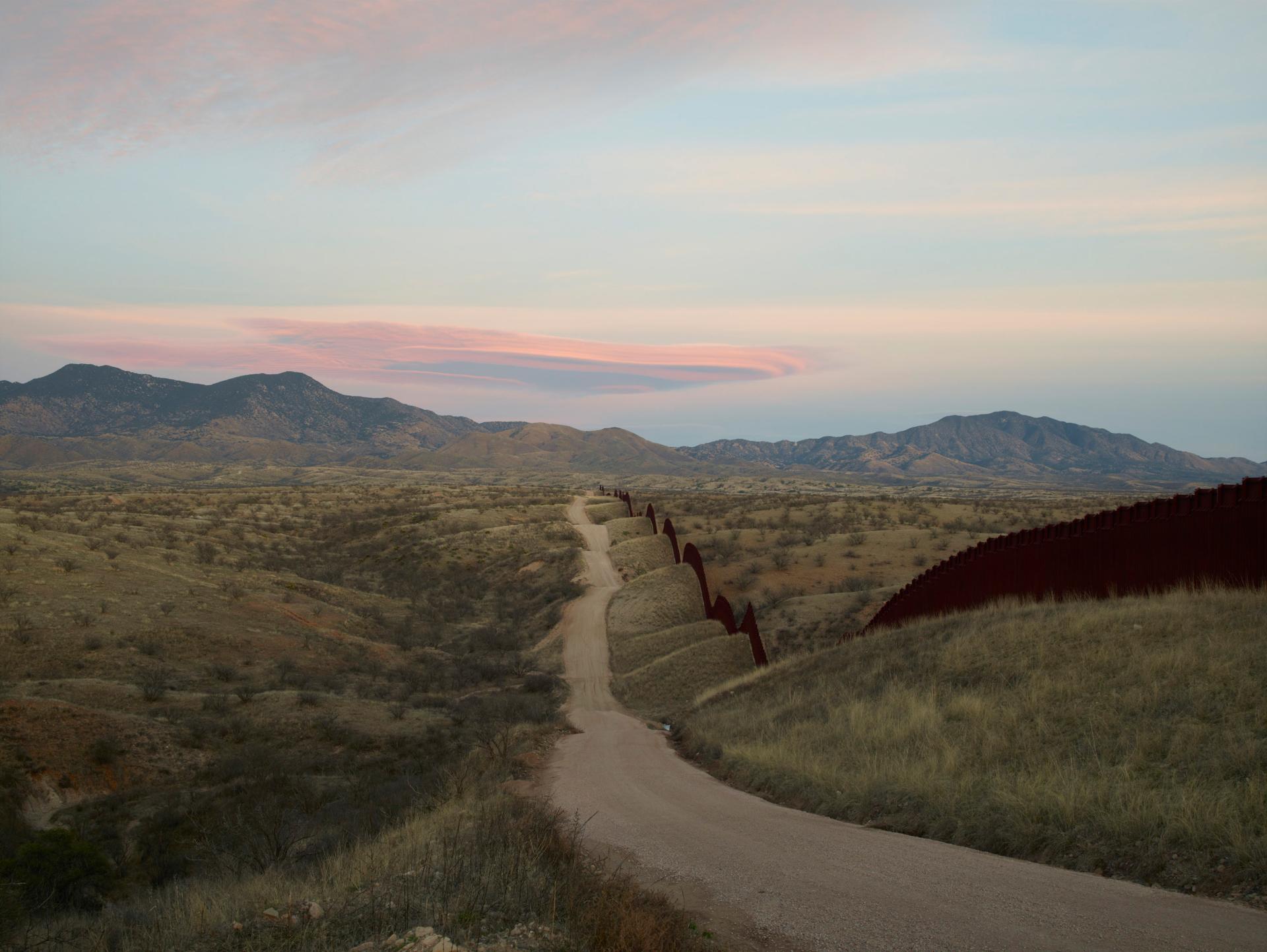 Richard Misrach, Wall, east of Nogales / Pace and Pace/MacGill Gallery, New York
