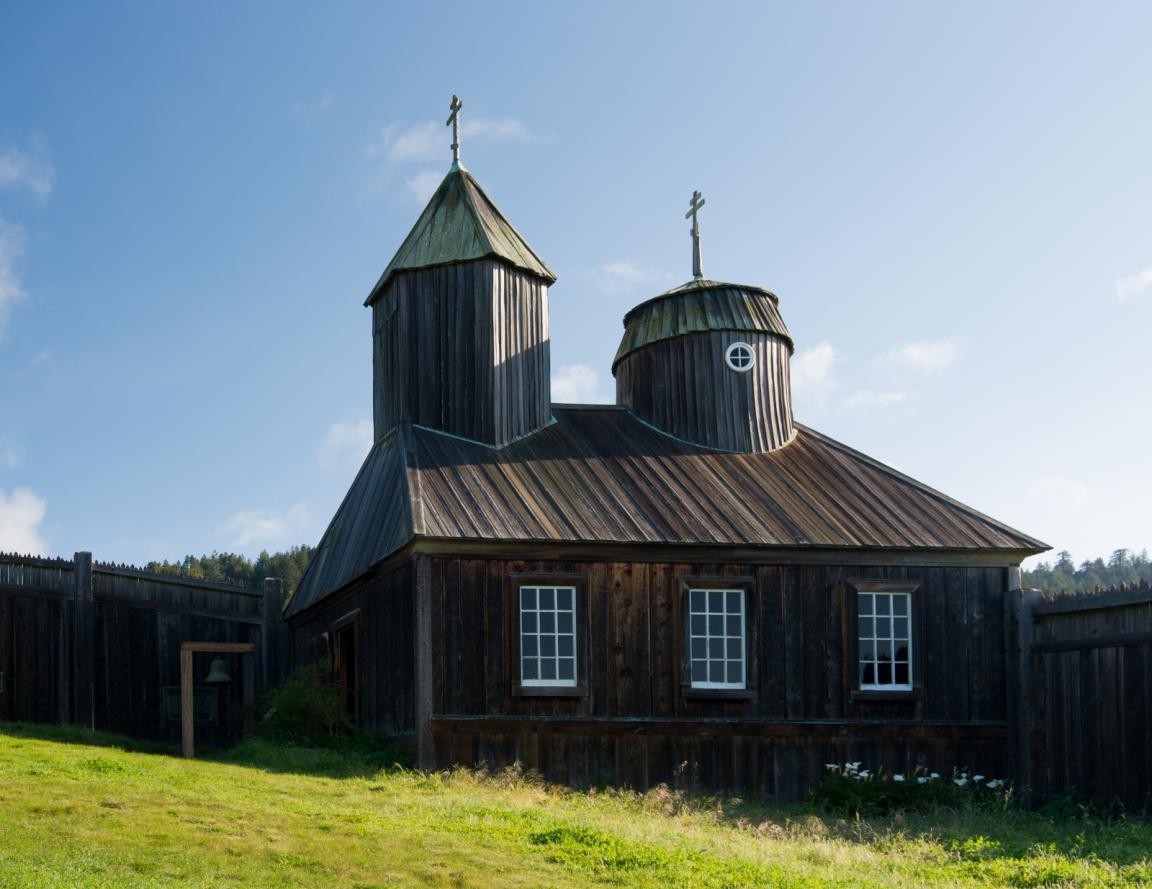 Russian Orthodox Chapel at Fort Ross, California / Wiki Commons
