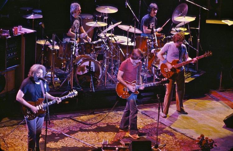 The Grateful Dead in 1980 / Chris Stone - Wikimedia
