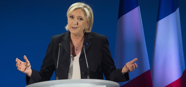 Marine Le Pen in April / CNS