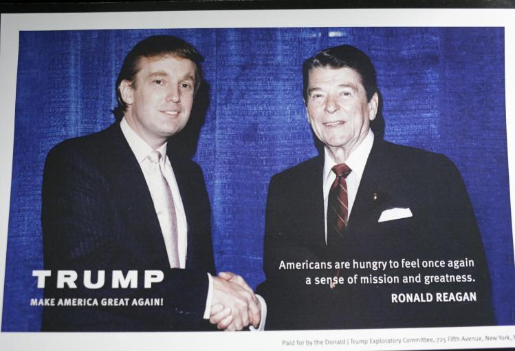 Donald Trump & Ronald Reagan, 1982
