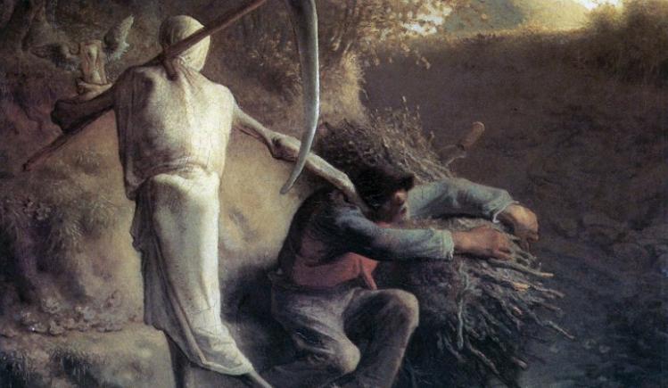 "Death and the Woodcutter," Jean-François Millet