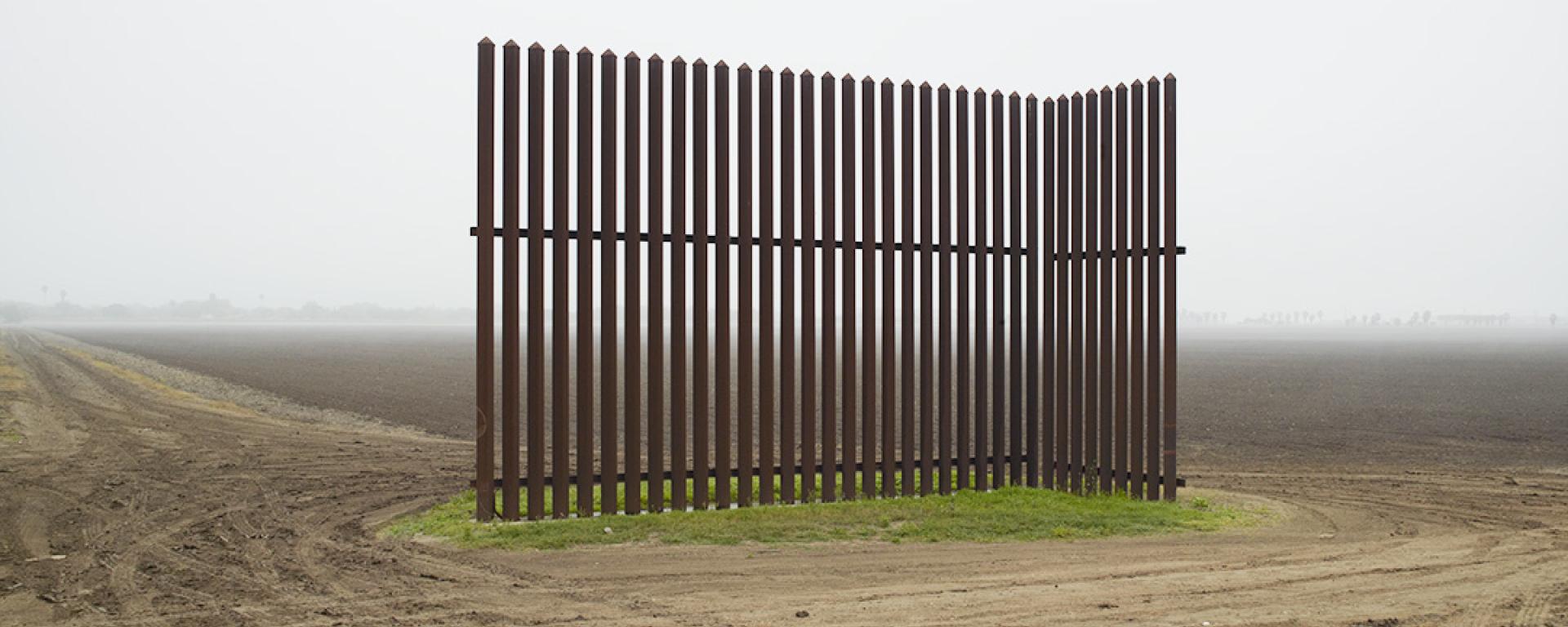 Richard Misrach, Wall, Los Indios, Texas, 2015 / Pace and Pace/MacGill Gallery, New York