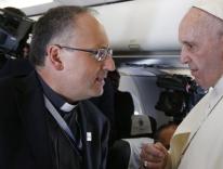 Antonio Spadaro with Pope Francis / photo by CNS
