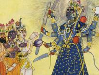 Goddess Bhadrakali Worshipped by the Gods