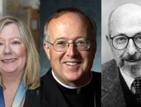 Cathleen Kaveny, Bishop Robert McElroy, Peter Steinfels